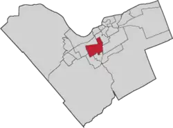 Location within Ottawa
