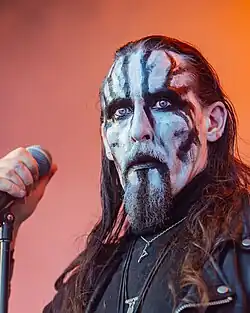 Gaahl performing at Midgardsblot 2025