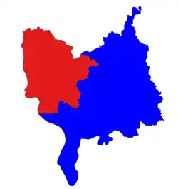 Location in Kyaikto district