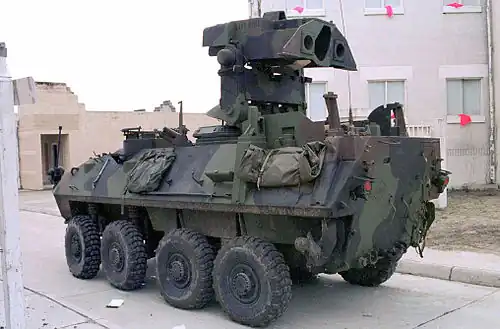 LAV-AT with the 901A1 TOW-2 in 1997