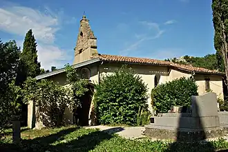 The church in Péreille