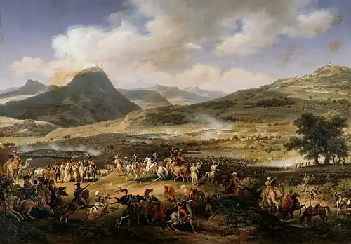 The Battle of Mount Tabor by Louis-François Lejeune. General Bonaparte at the Battle of Mount Tabor