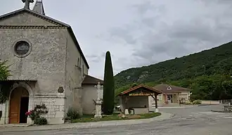 The church and town hall