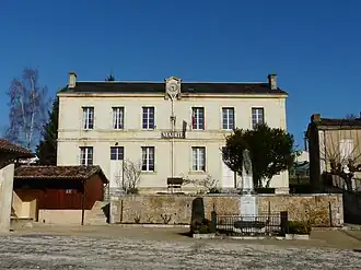 The town hall in La Douze