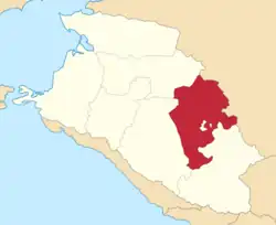 Location in the Kuban Oblast