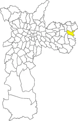 Location of Lajeado in São Paulo