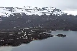 Aerial view of Pedro Bay in May 2018