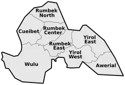 Counties in Lakes State