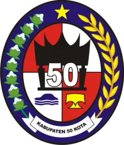 Official seal of Lima Puluh Kota Regency