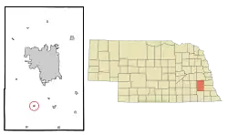 Location of Sprague, Nebraska