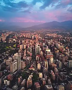 View from Gran Torre Santiago