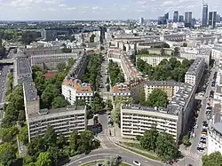 Aerial view of the Latawiec neighbourhood