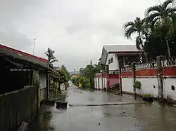 Street in Poblacion Laurel