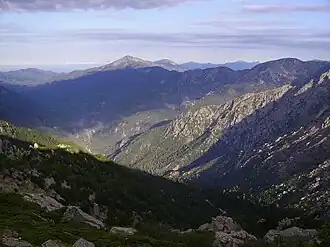 The Cruzzini from the GR20 trail