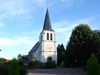 The church of Le Quesnoy-en-Artois