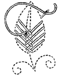 Leaf stitch