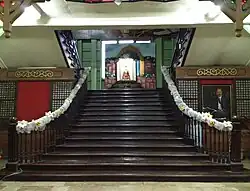 grand staircase in the building interior
