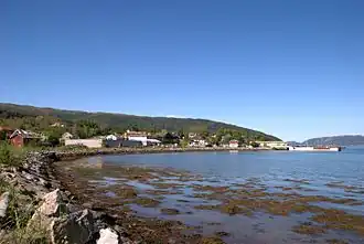 View of the shoreline