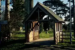 Millennium lychgate at Lenton, Lincolnshire