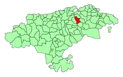 Location of Liérganes