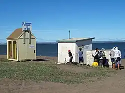 A lifeguard is stationed at the beach on hot days