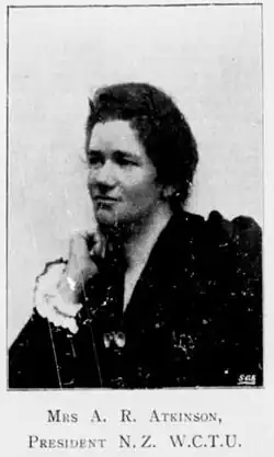 Formal portrait of Lily May Kirk Atkinson