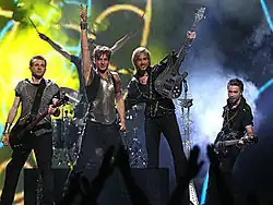 Litesound at Eurovision Song Contest 2012 in 2012 performing We Are the Heroes
