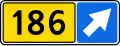 Number and direction of the road