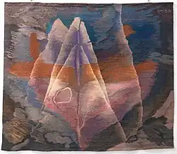 Harmony 1988. 170x190, author's weaving, cotton, wool, semi-wool.