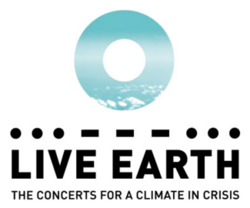 The Live Earth logo representing the "S.O.S." message of the 07.07.07 concerts.