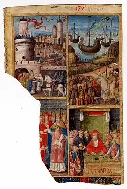 Historical scenes from the year 1500-1501 (continued), by Liénard de Lachieze.