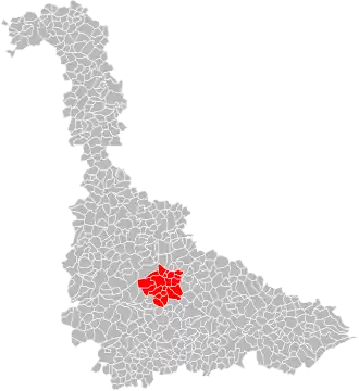 Location in Meurthe-et-Moselle.