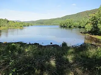 A photo of Loch Achonachie in summer.