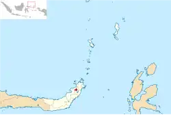 Location within North Sulawesi