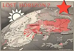 Map of the Far East from the Time magazine showing the situation of the Chinese Civil War in late 1948