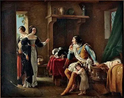 Louis XIII and Madame de La Fayette (1817)