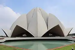 Lotus Temple, in Delhi, 1986 (Fariborz Sahba)