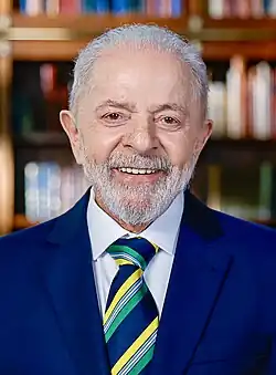 Lula da Silva President of the Federative Republic of Brazil since 1 January 2023