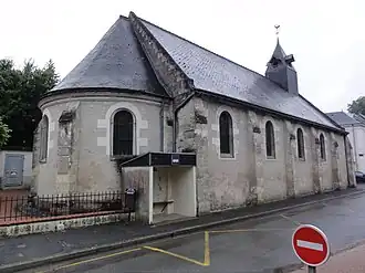 The church of Saint-Etienne, in Lussault-sur-Loire
