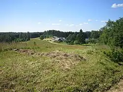 View from Määsi hill in Määsi village, Setumaa district