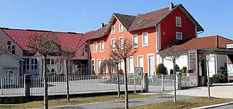 Town hall and school