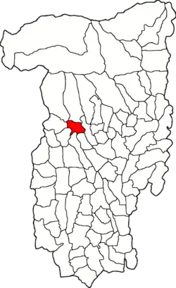 Location in Vâlcea County