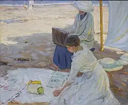 Under the Shadow of the Tent, 1914.
