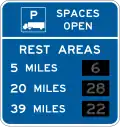D9-16d Truck parking availability - rest area