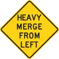 W4-7L Heavy merge from left