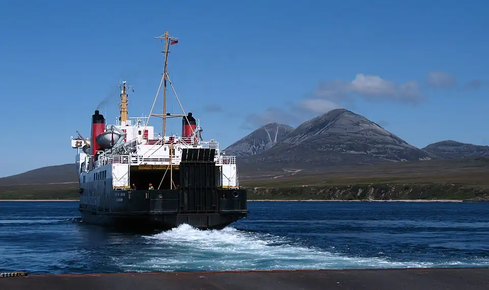 MV Isle of Arran leaving Port Askaig