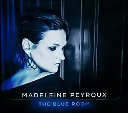 A blue-tinted photo of Peyroux