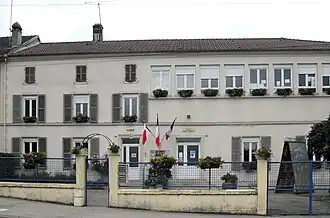 The town hall in Madonne-et-Lamerey