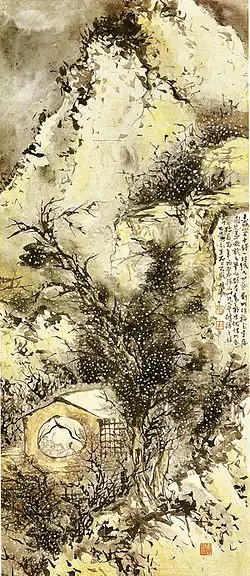 Cho Hŭiryong (1797–1859), A House amongst Apricot Trees, Gansong Art Gallery.