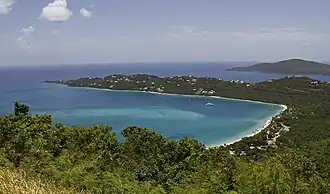 View of Magens Bay from Drake's Seat overlook
